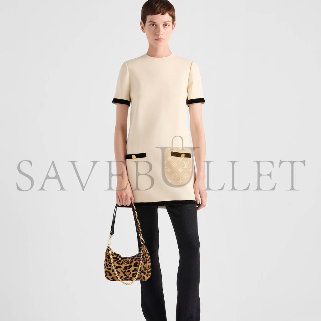 Pra*a re-edition printed leather mini-bag 1bc204 (22*18*6cm)